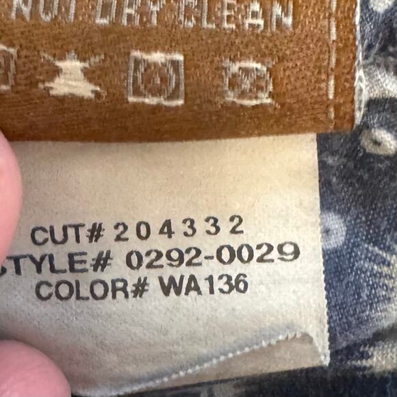 Paige Double Button Skinny Leg Med Rise Denim Jeans Gray 29 - Picture 7 of 12